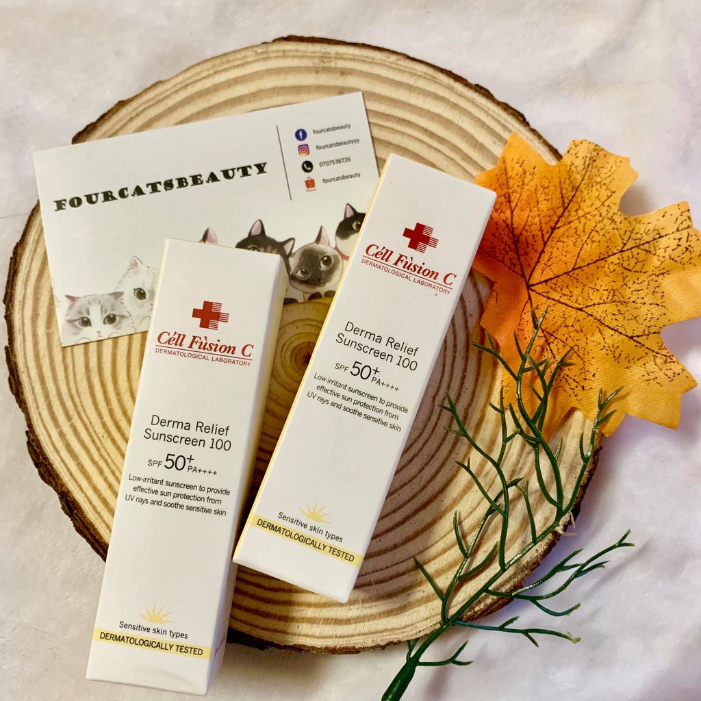 Minisize 10ml Kem Chống Nắng Dành Cho Da Nhạy Cảm Cell Fusion C Derma Relief Sunscreen 100 SPF50+/PA+++