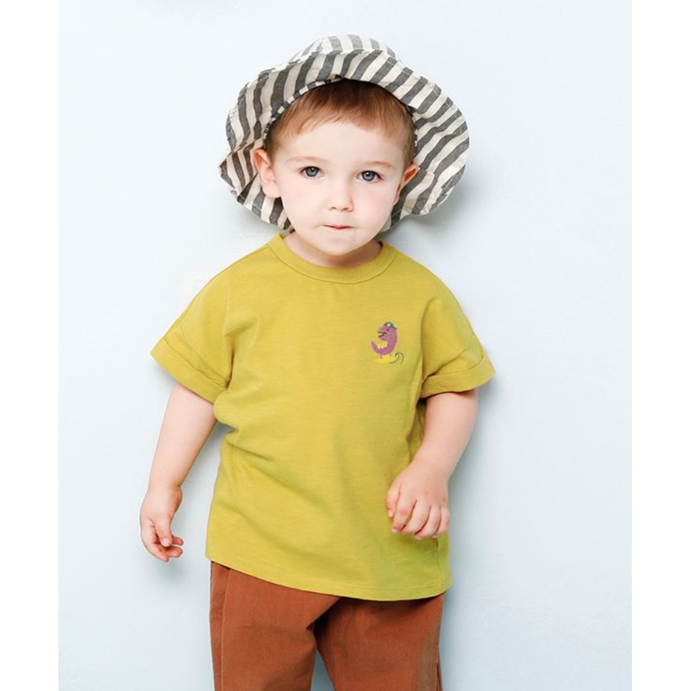 (130) Áo hè cotton khủng long Milkmile moputs27 (2 màu)