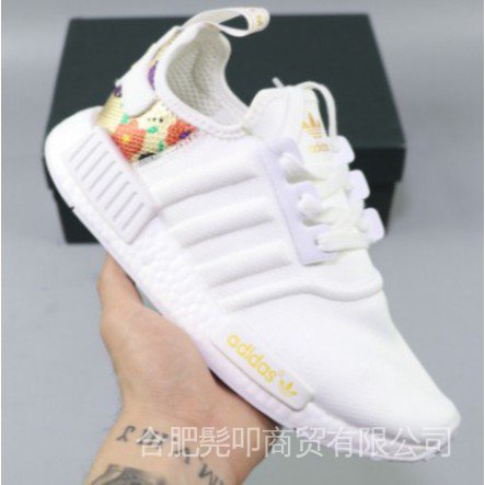 ❅✆✆Giày Adidas NMD _ R1 Màu Trắng Hoa Nữ FX0826
