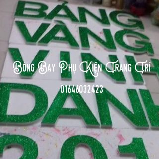 Chữ xốp trang trí