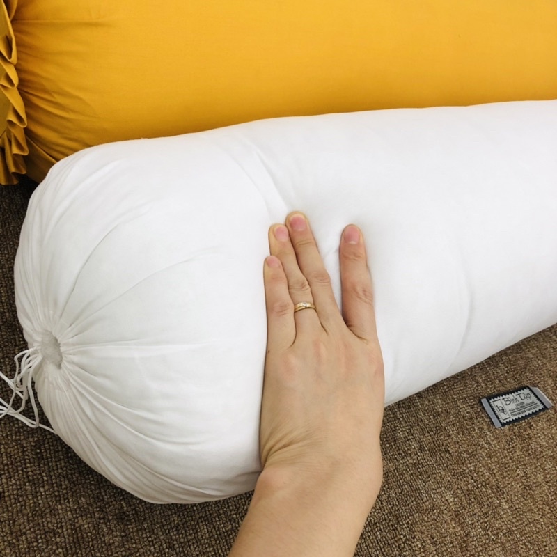 Ruột Gối Ôm Bông Hạt Cao Cấp Đàn Hồi Vải Bọc Phin Trắng Size 70x100cm