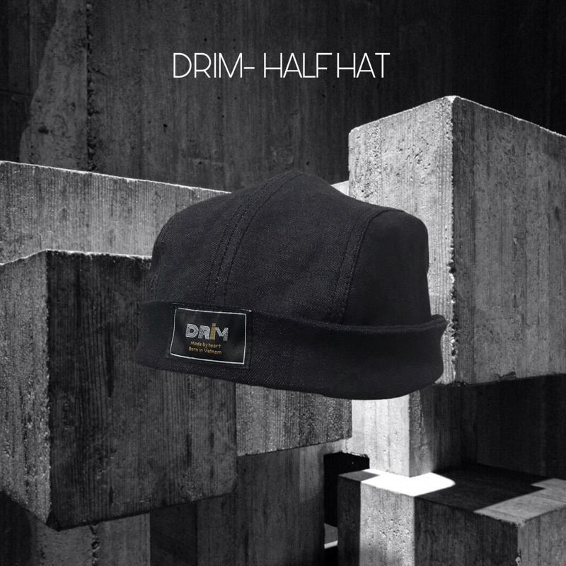 Mũ tròn miki hat nón không vành thời trang nam nữ local brand DRIM half hat