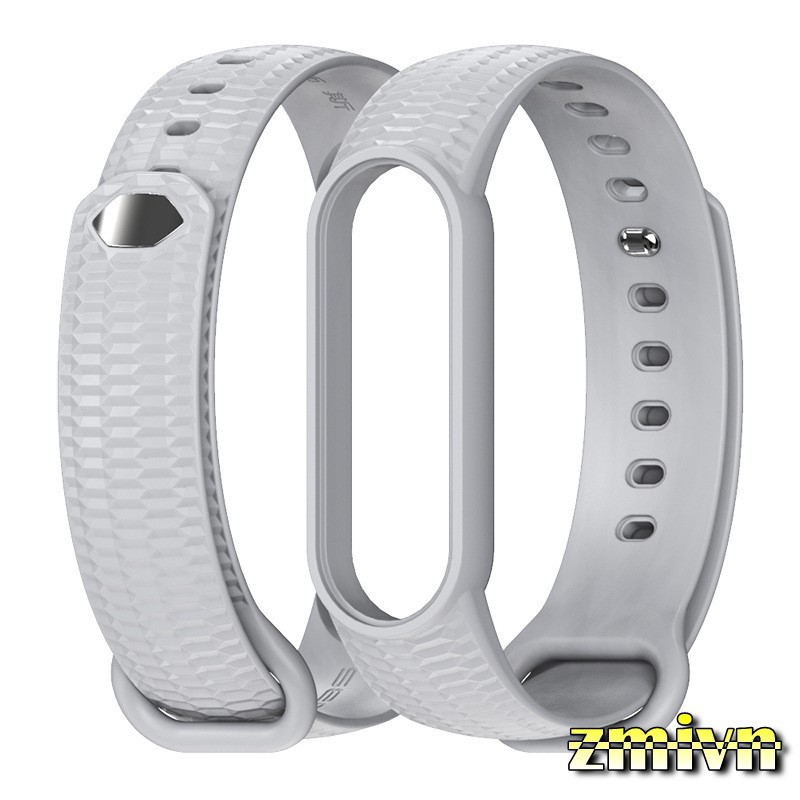 Dây đeo Mijobs khóa kim cương Xiaomi Mi Band 5 / Dây đeo miband 5