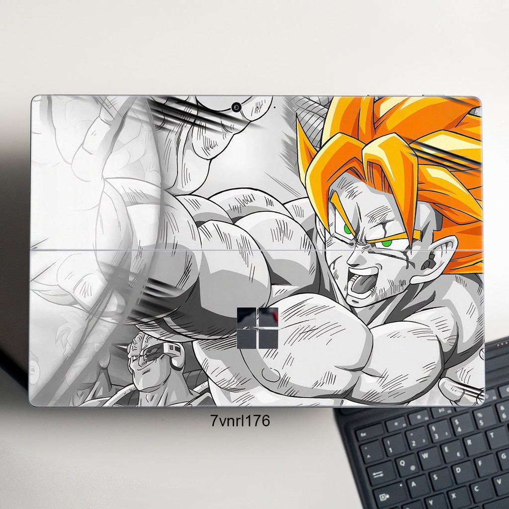 CỰC SỐC Skin dán hình Dragon Ball x03 cho Surface 3 2015; Go, Go 2, Go 3; Pro 2 3 4 5 6 7 8 X DECAN CAO CẤP