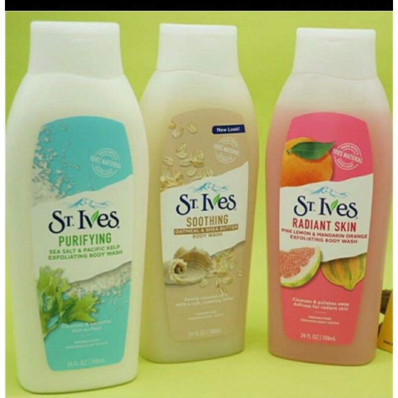 SỮA TẮM TẨY TẾ BÀO CHẾT ST. IVES BODY WASH MỸ 709ML