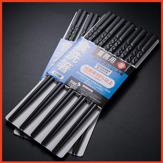 Bộ 10 đôi đũa ohashi - nhật bản - chống mốc, chống trơn, chịu nhiệt tới 200 độ