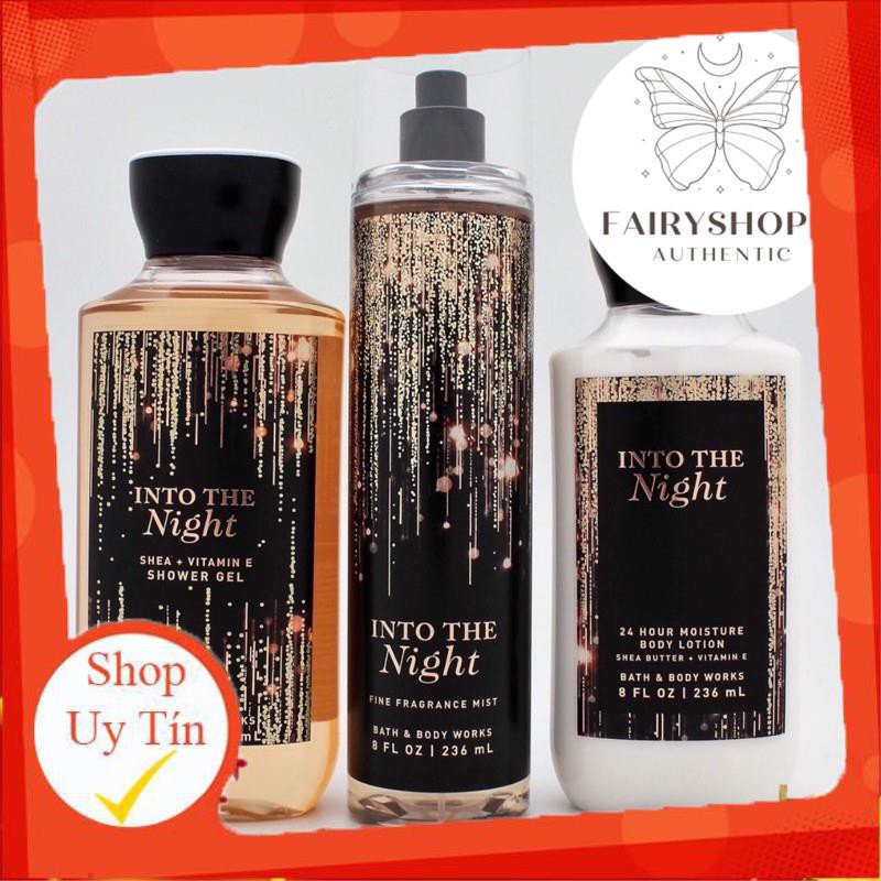 Xịt thơm toàn thân Bath & Body Works Into The Night (30ml-50ml-100ml) 🍭Hot🍭