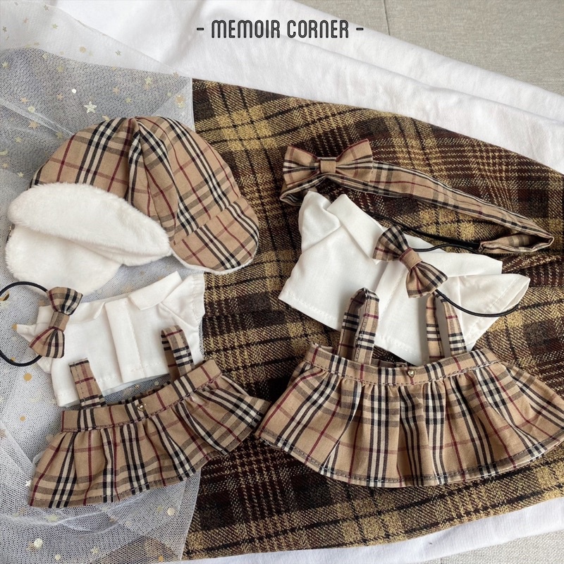 Outfit Doll 15cm &amp; 20cm - School Trips to Europe *part 1* / tủ đồ Memoir