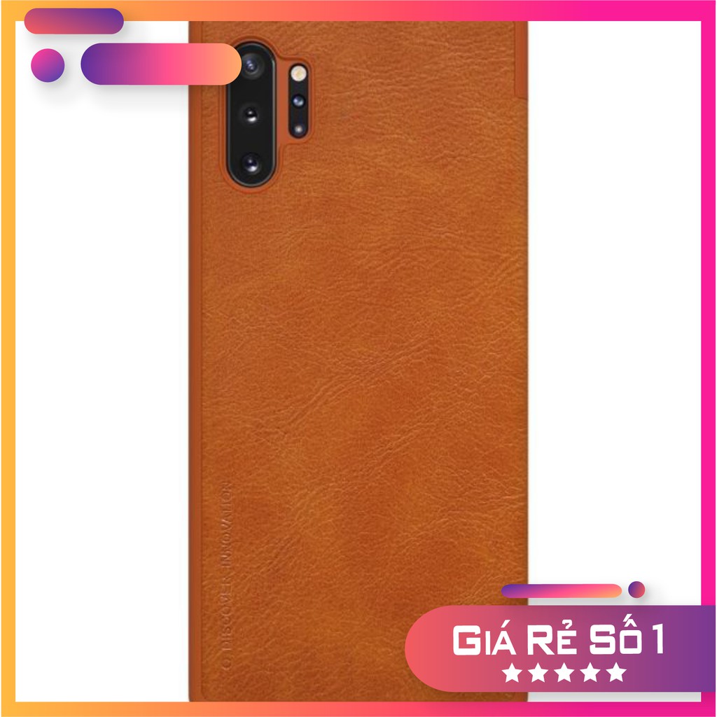 Bao da Samsung galaxy note 10 plus / note 10 pro chính hãng Nillkin Qin