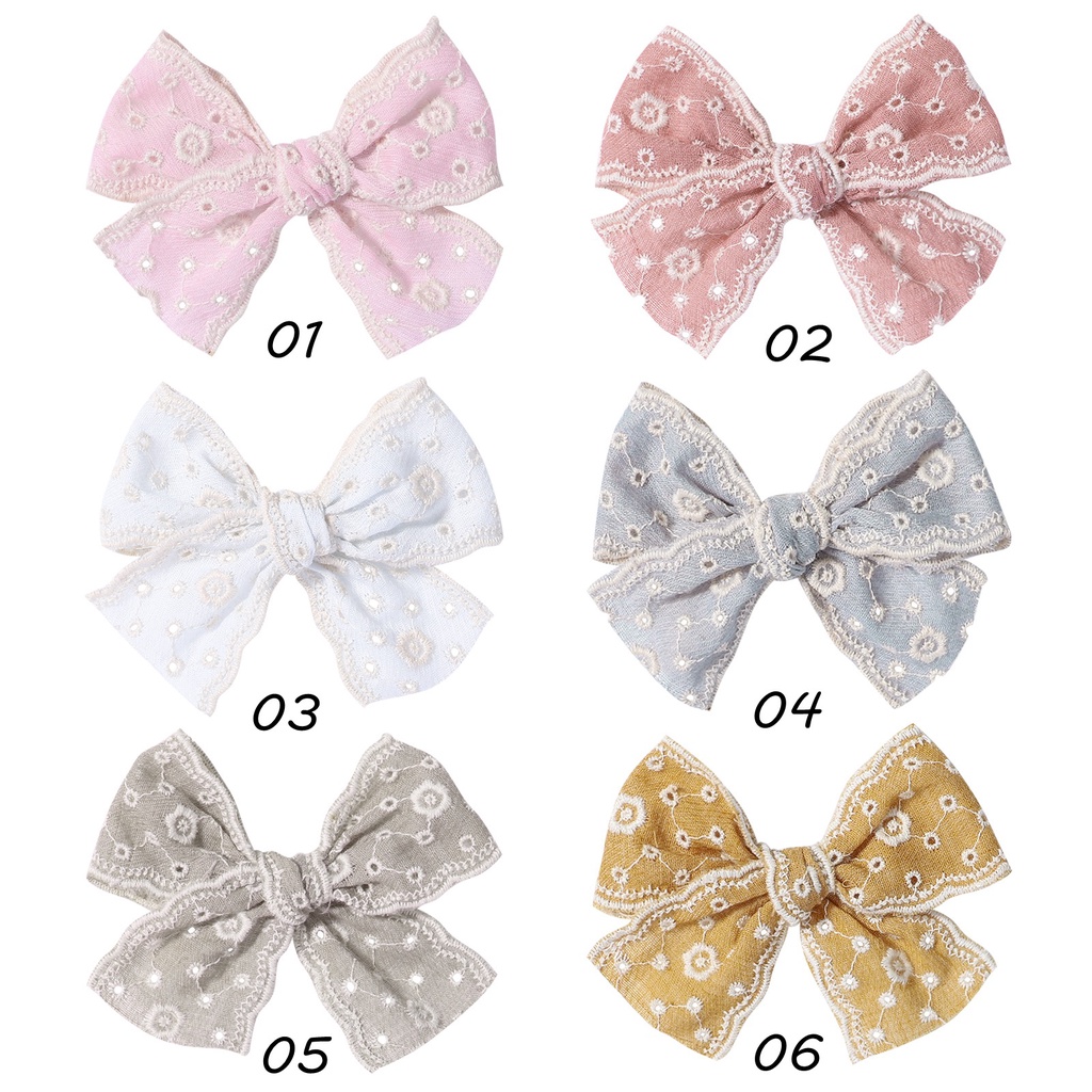 KIDSBOWS Set 2 kẹp tóc nơ rỗng thời trang cho nữ