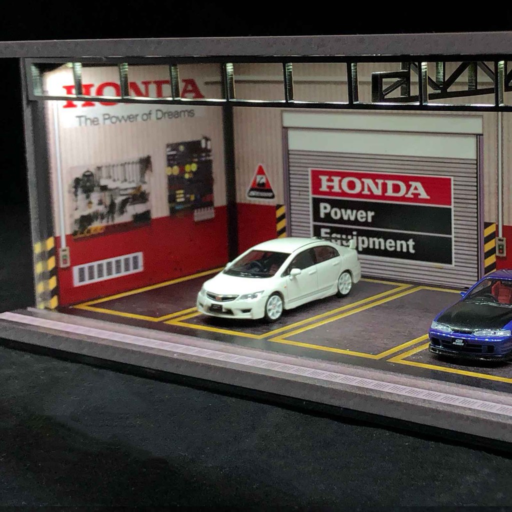 Mô Hình Xe Hơi Diorama Có Đèn LED Tỉ Lệ 1: 64 Chất Lượng Cao