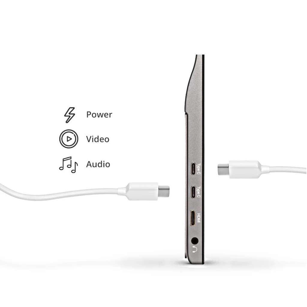 Màn hình di động ViewSonic VA1655 / 15.6 inch FHD/ IPS/ 60Hz/ USB Type-C/ 3Yrs
