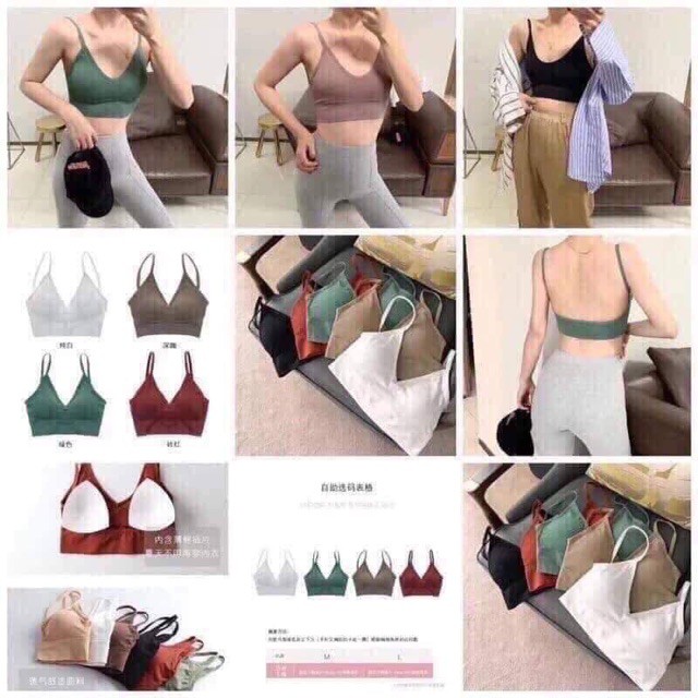 [HOT] ÁO BRA LEN TĂM CHỮ U QUAI MẢNH MÃ 367 SIÊU SEXY | BigBuy360 - bigbuy360.vn