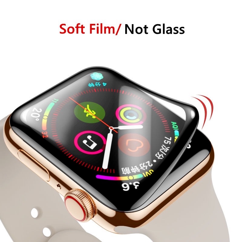 Kính Cường Lực Mềm Bảo Vệ Màn Hình Cho Apple Watch 49mm 45MM 41MM 44mm 40mm i-Watch series ultra 8 7 SE 6 5 4 2 42mm 38mm