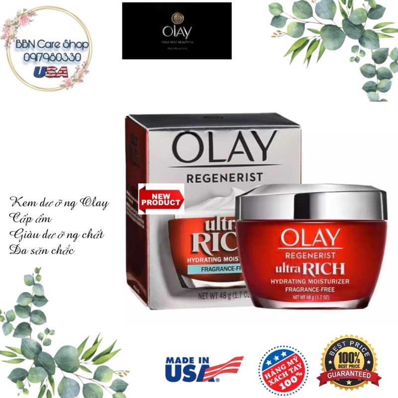 Kem dưỡng da siêu ẩm Olay Regenerist Ultra Rich Moisturizer
