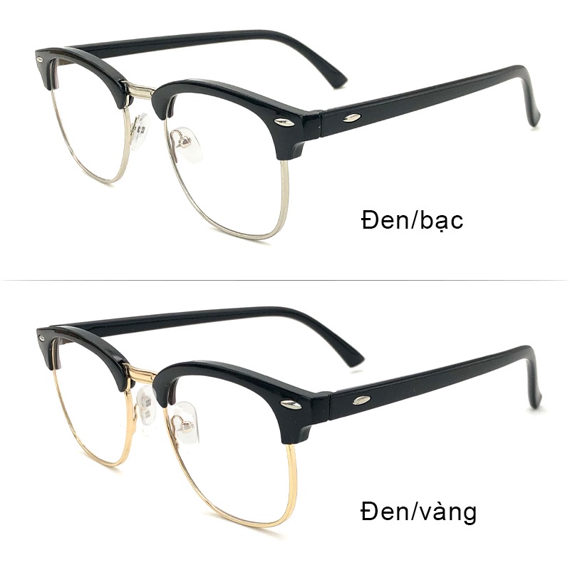 LUSEEN Kính Mắt Gọng Vuông Tròng Kính Chống Bức Xạ Có Thể Thay Thế Phù Hợp Cho Nam Nữ AG8802