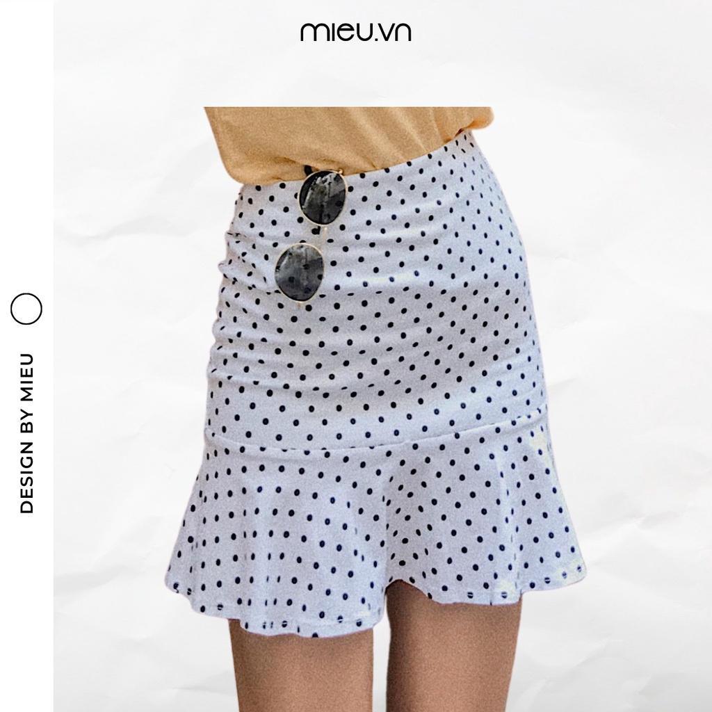 Chân váy bi bèo (Trắng / Đen / Đỏ) - DM67