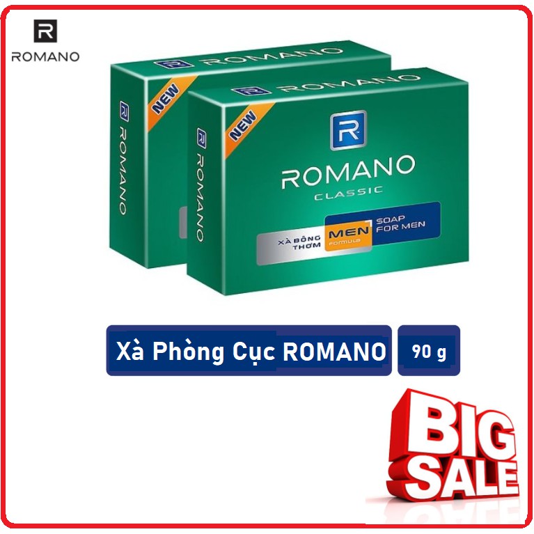 Xà Phòng ROMANO Hương Nước Hoa Cục 90g