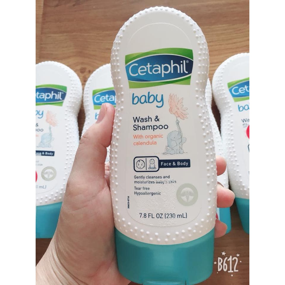 Sữa tắm gội toàn thân Cetaphil baby 230ml - Đức