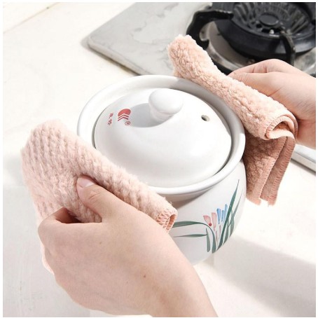 Combo 5 khăn lau nhà bếp lau bát siêu thấm , khăn lau đa năng