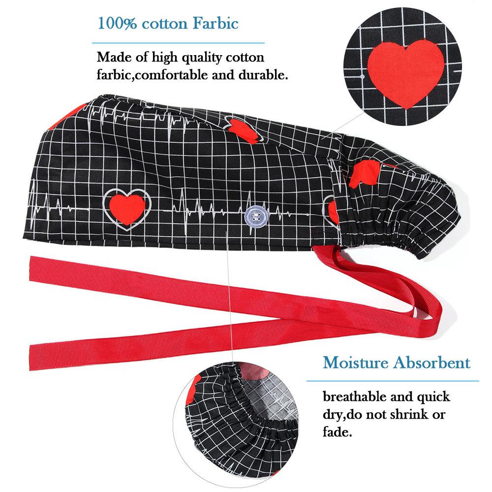 Mũ Trùm Đầu Vải Cotton Có Thể Điều Chỉnh Kích Cỡ Tiện Dụng