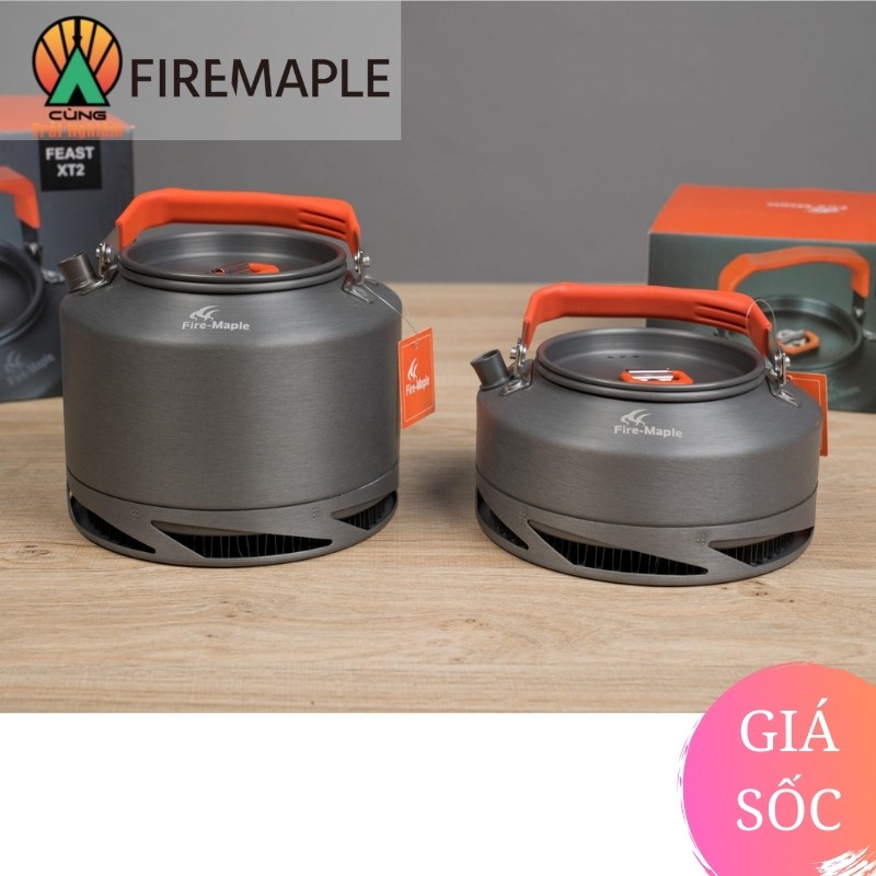 [CHÍNH HÃNG] Ấm Đun Nước 1.5L Fire Maple FEAST-XT2 Gọn Nhẹ Chuyên Dụng Cho Du Lịch, Dã Ngoại Cắm Trại