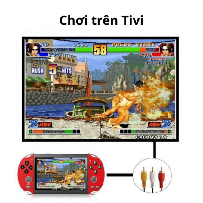 SĂN SALE ĐI AE Máy chơi game cầm tay X7 màn hình 4.3 inch 8gb - 9000 game , chơi game , xem phim , nghe nhạc , đọc sách 