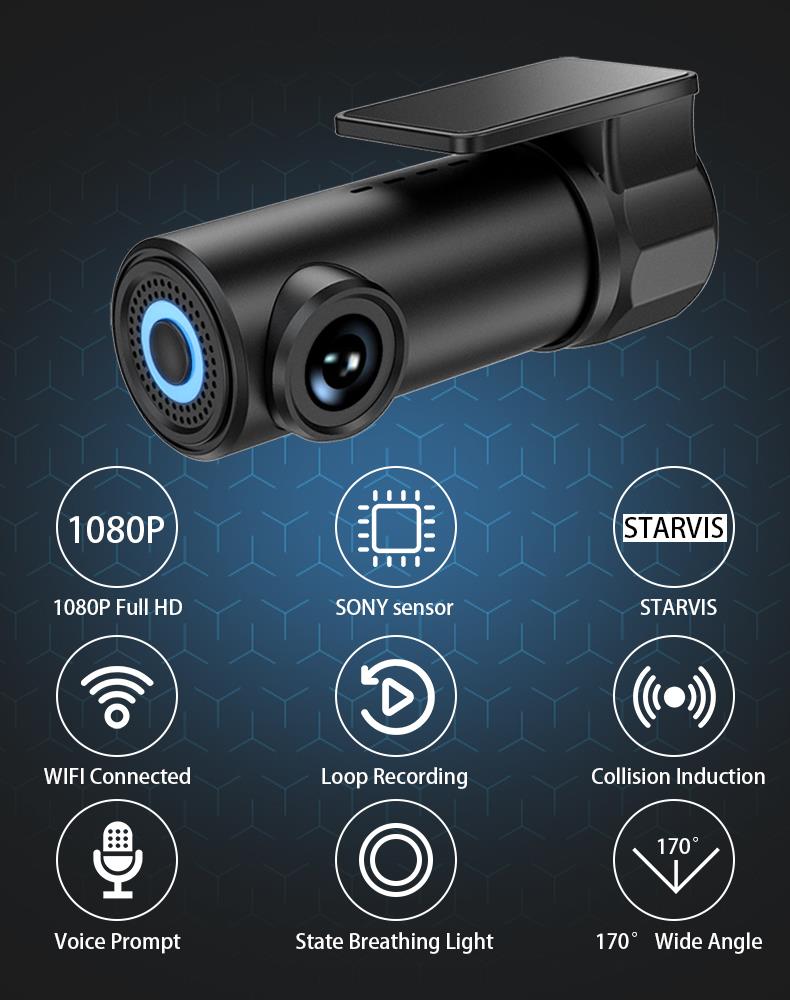 Máy Quay Hành Trình Mini Lf8pro 1080p Fhd 170 Cho Xe Hơi | BigBuy360 - bigbuy360.vn