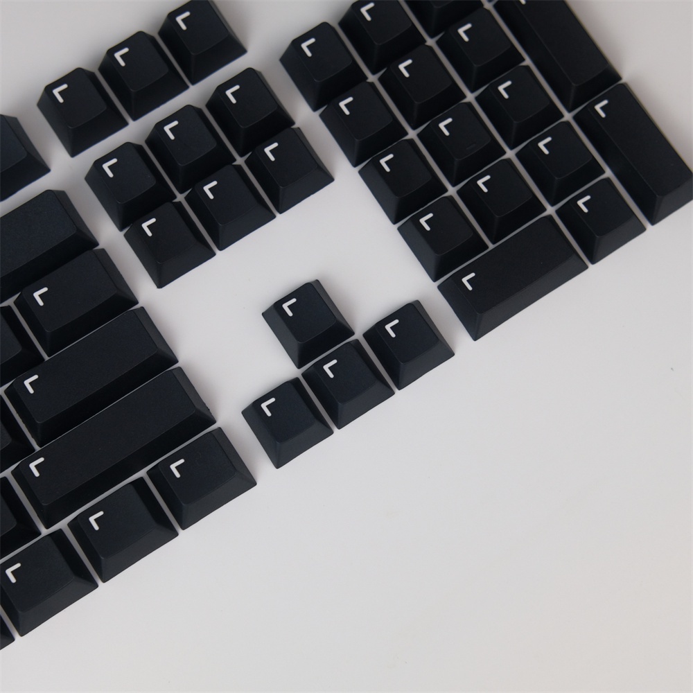 Keycaps từ pixel GMK màu đen, 128 phím Keycaps Cherry Profile DYE-SUB Cá nhân hóa GMK Keycaps cho bàn phím cơ