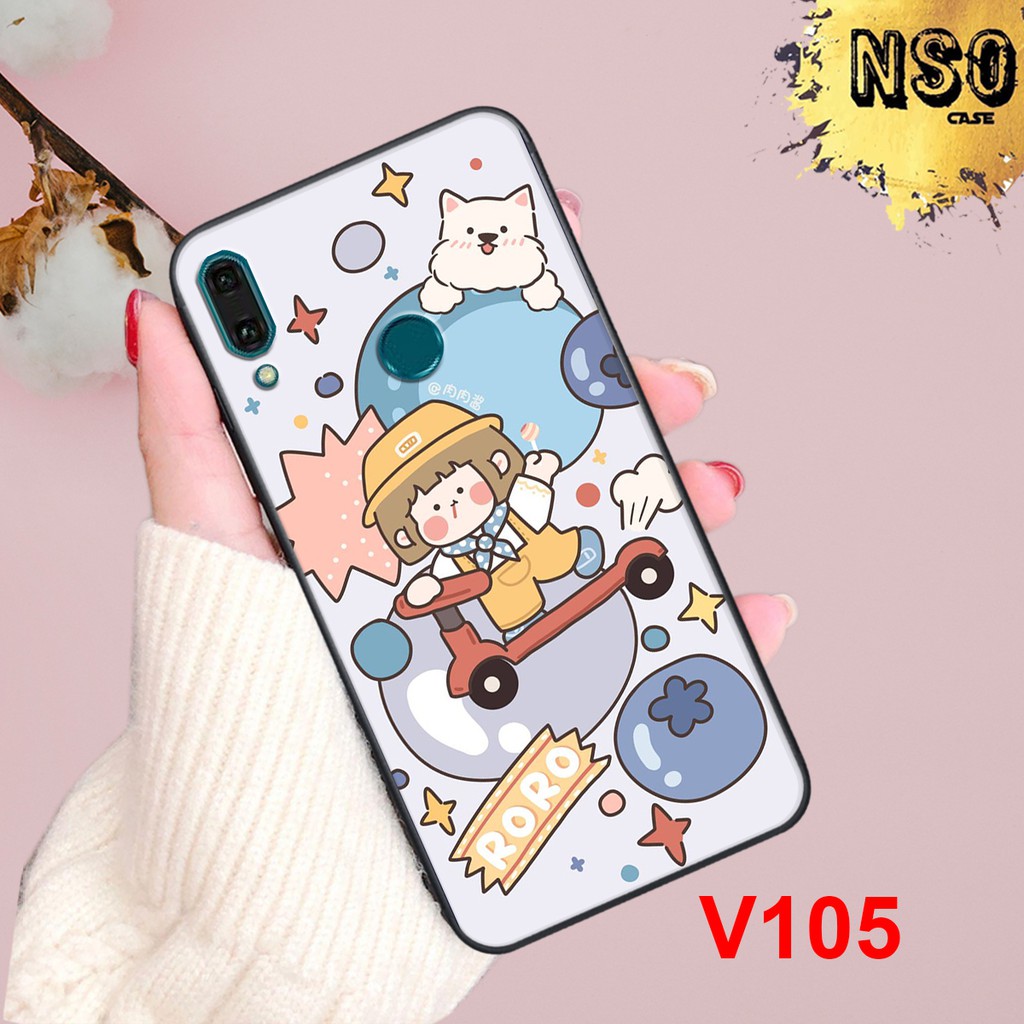 Ốp Huawei Y9 2019 In hình Roro Jump Siêu Cute