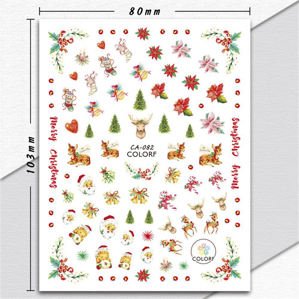 Miếng Dán Trang Trí Móng Tay Hình Bông Tuyết Dành Cho Trẻ Nhỏ