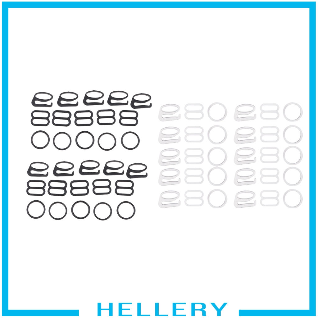 Set 10 Móc / Vòng Chữ O Điều Chỉnh Dây Áo Ngực DIY 8 9 0