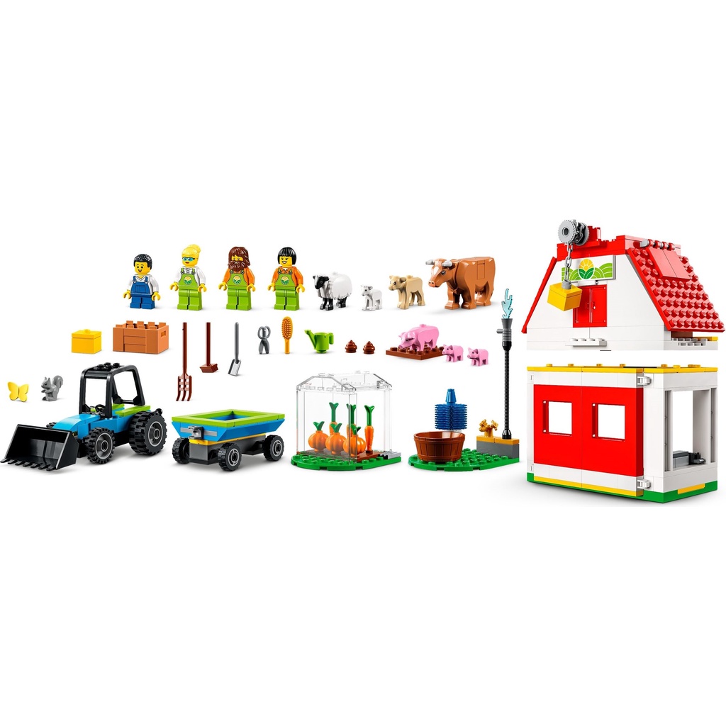 60346 Đồ chơi lắp ráp Iego CITY Barn & Farm Animals - Chuồng & trang trại động vật