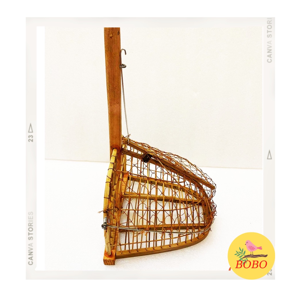 Lồng bẫy chim khuyên, Lồng bẫy khuyên chất liệu trúc siêu nhạy BOBO