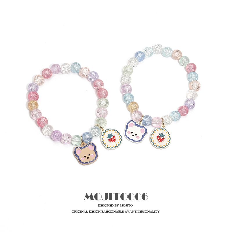 🐻 VÒNG TAY ĐÁ MẶT GẤU, MẶT THỎ  NHIỀU MÀU DỄ THƯƠNG