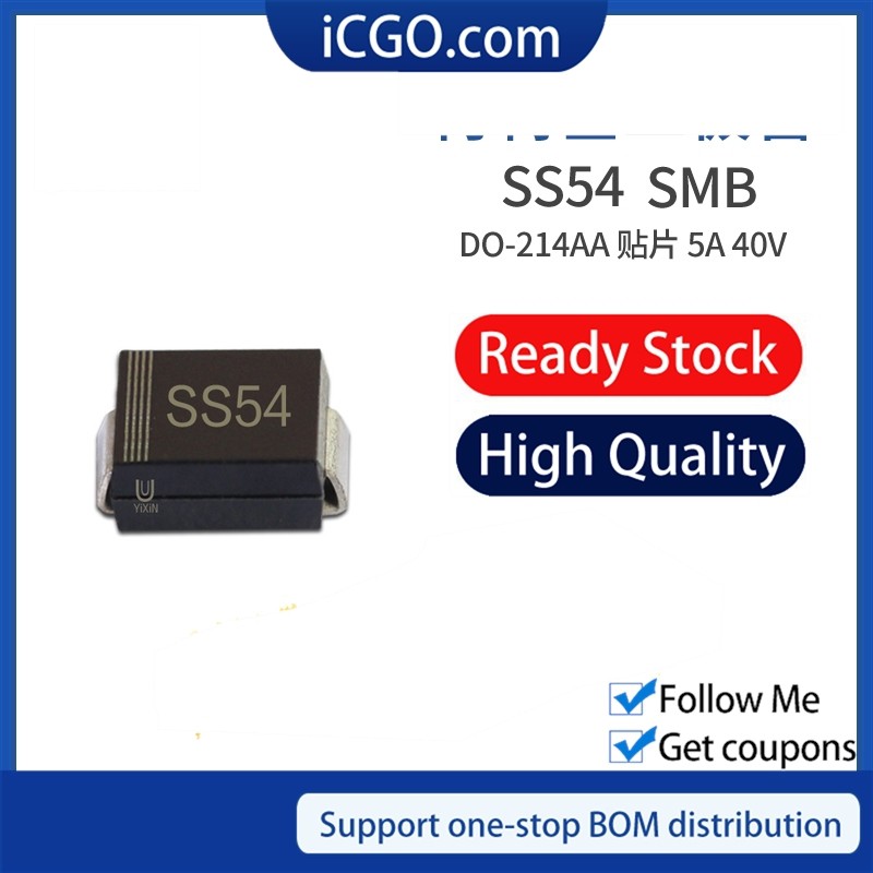 50 chiếc SS54 SMB 5A 40V DO-214AA SS54B