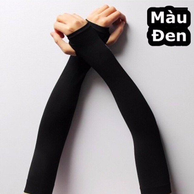 Găng tay chống nắng xỏ ngón Aqua Let's Slim Hàn Quốc