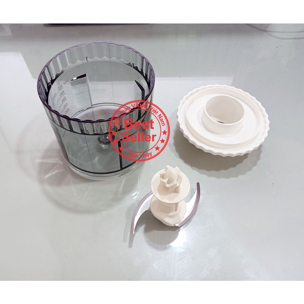 Linh kiện phụ kiện máy xay thịt Philips HR1393 - Ly, Dao, nắp