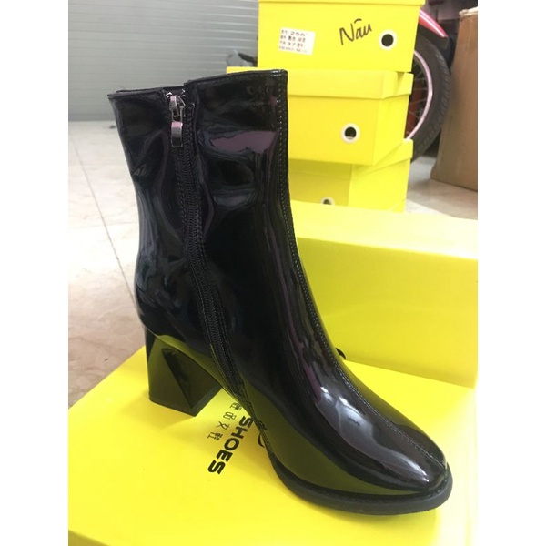 Boot 9789---1 đen và be | BigBuy360 - bigbuy360.vn