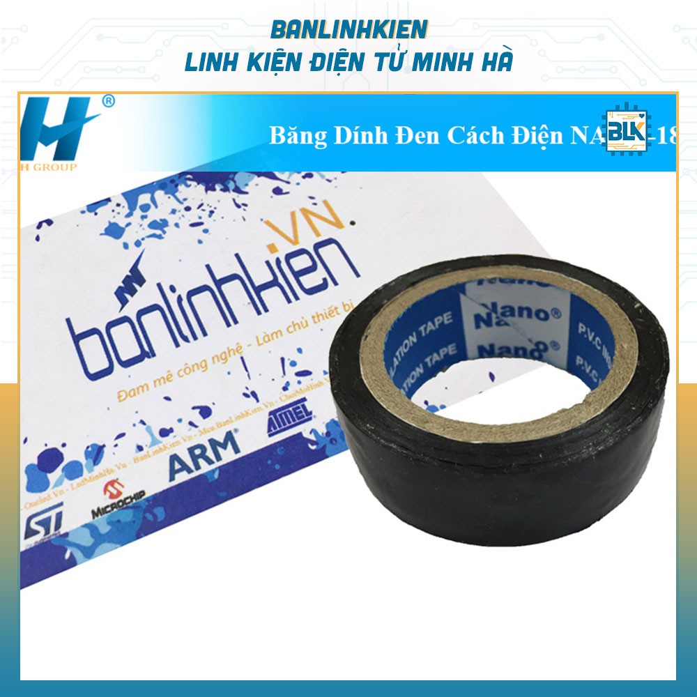 Băng Dính Đen Cách Điện NANO-18
