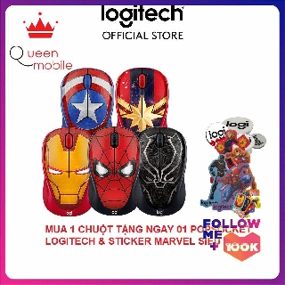 Chuột không dây Logitech M238 Marvel Collection