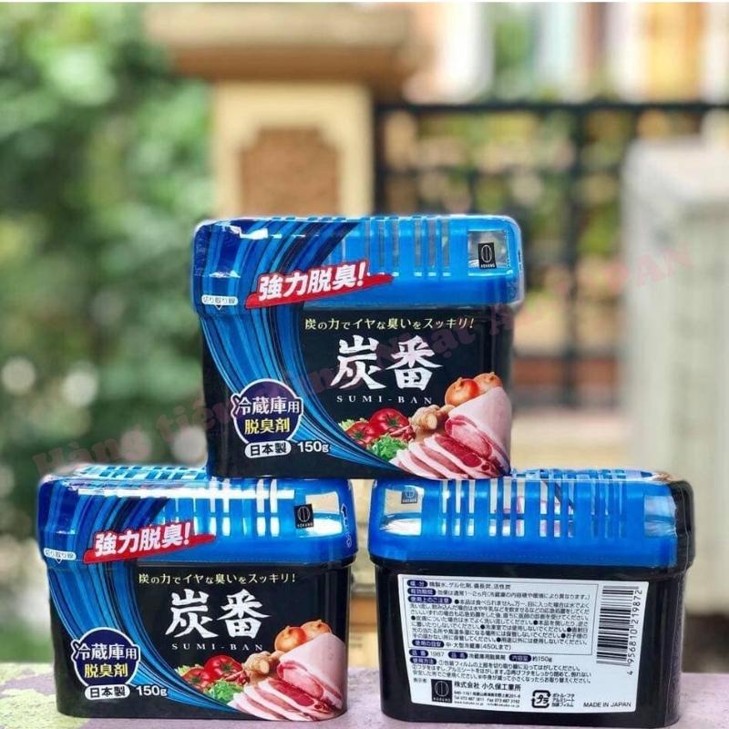 Khử mùi tủ lạnh than hoạt tính hộp 200g Kokubo hàng nội địa Nhật Bản AD48