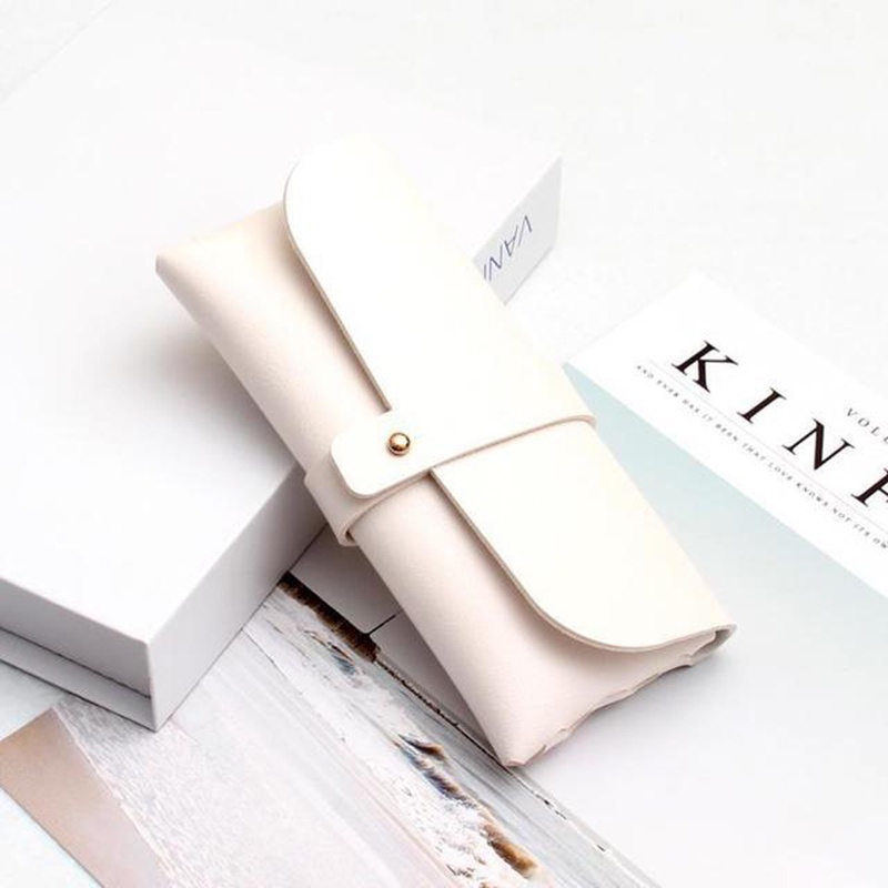 Túi Da Đựng Mắt Kính Cận Thị Đơn Giản Chống Áp Lực JP5