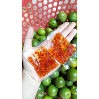 Bánh tráng dẻo trộn sa tế Long An