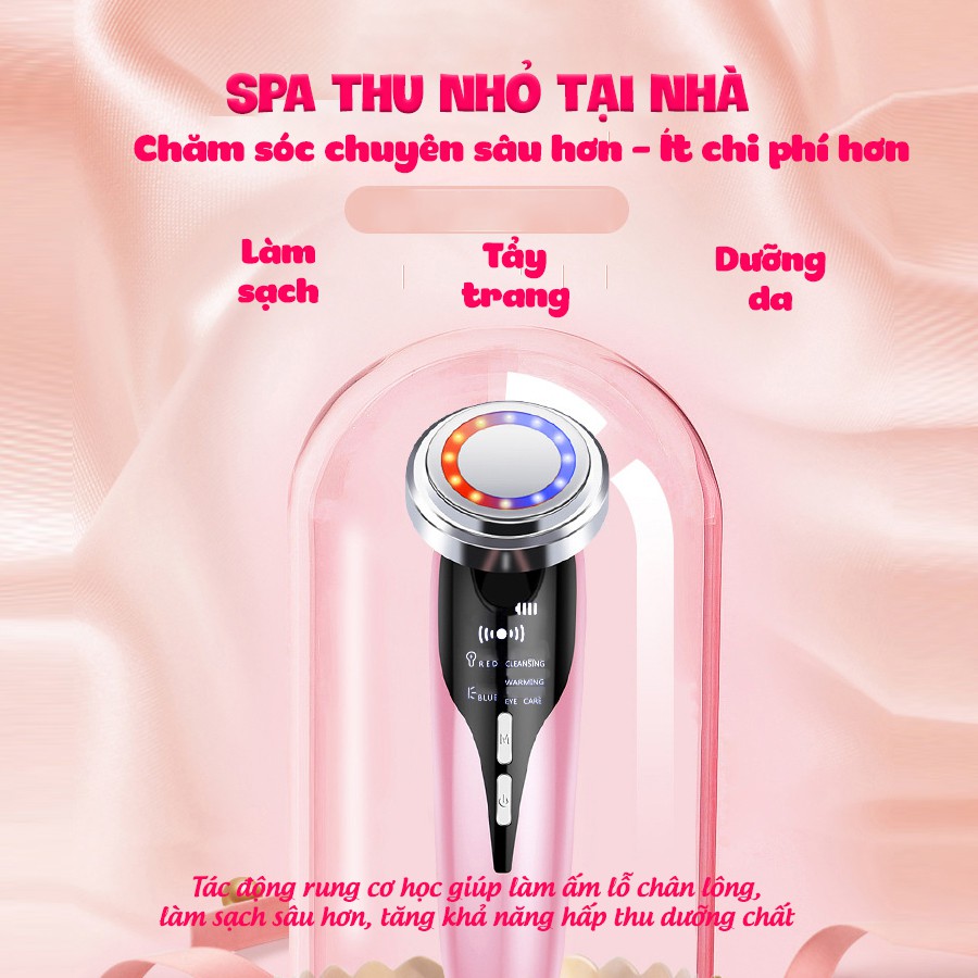 Máy massage mặt MASSAGE MẶT + LÀM SẠCH + TRẺ HÓA - Chăm sóc da mặt đa năng Bảo Hành 12 Tháng MIGU.VN | BigBuy360 - bigbuy360.vn