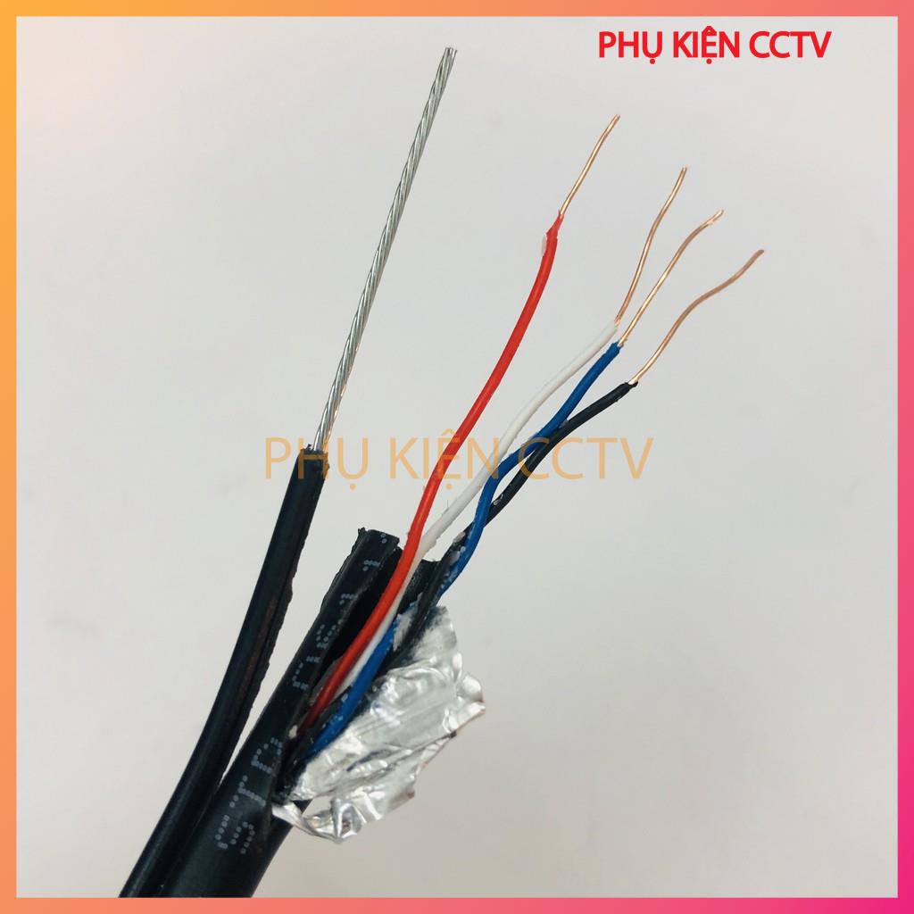 [Cuộn 400m] Dây Mạng 4 lõi đồng có thép gia cường, bọc bạc chống nhiễu, dầu chống ẩm | BigBuy360 - bigbuy360.vn