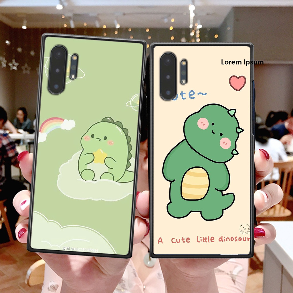 Ốp Samsung Note 10 / Note 10 Plus / Note 10+ in hình khủng long Dino siêu dễ thương