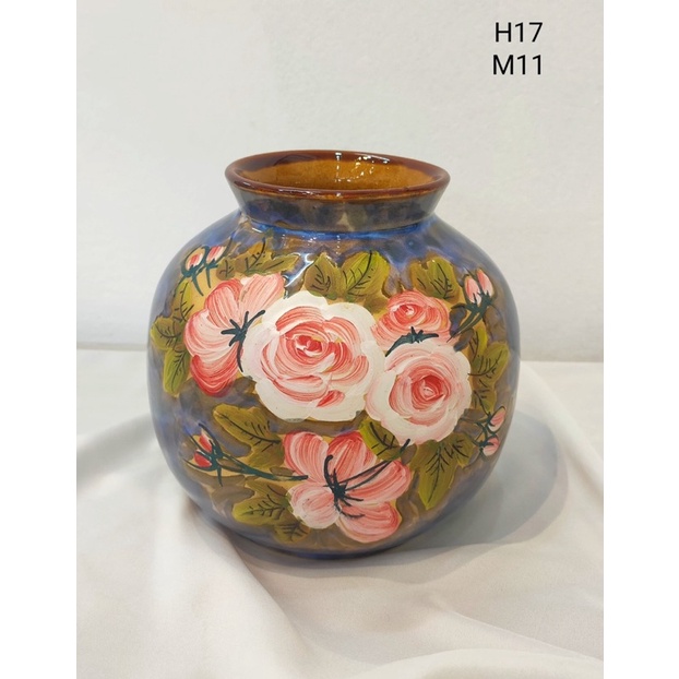 VÒ TRÒN VẼ TAY HOẠ TIẾT - GỐM BÁT TRÀNG - ANVY CERAMICS