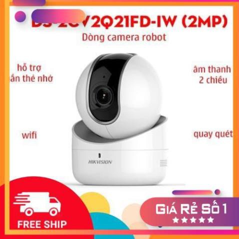 (A534) Camera IP Robot Wifi Hikvision DS-2CV2Q21FD-IW
