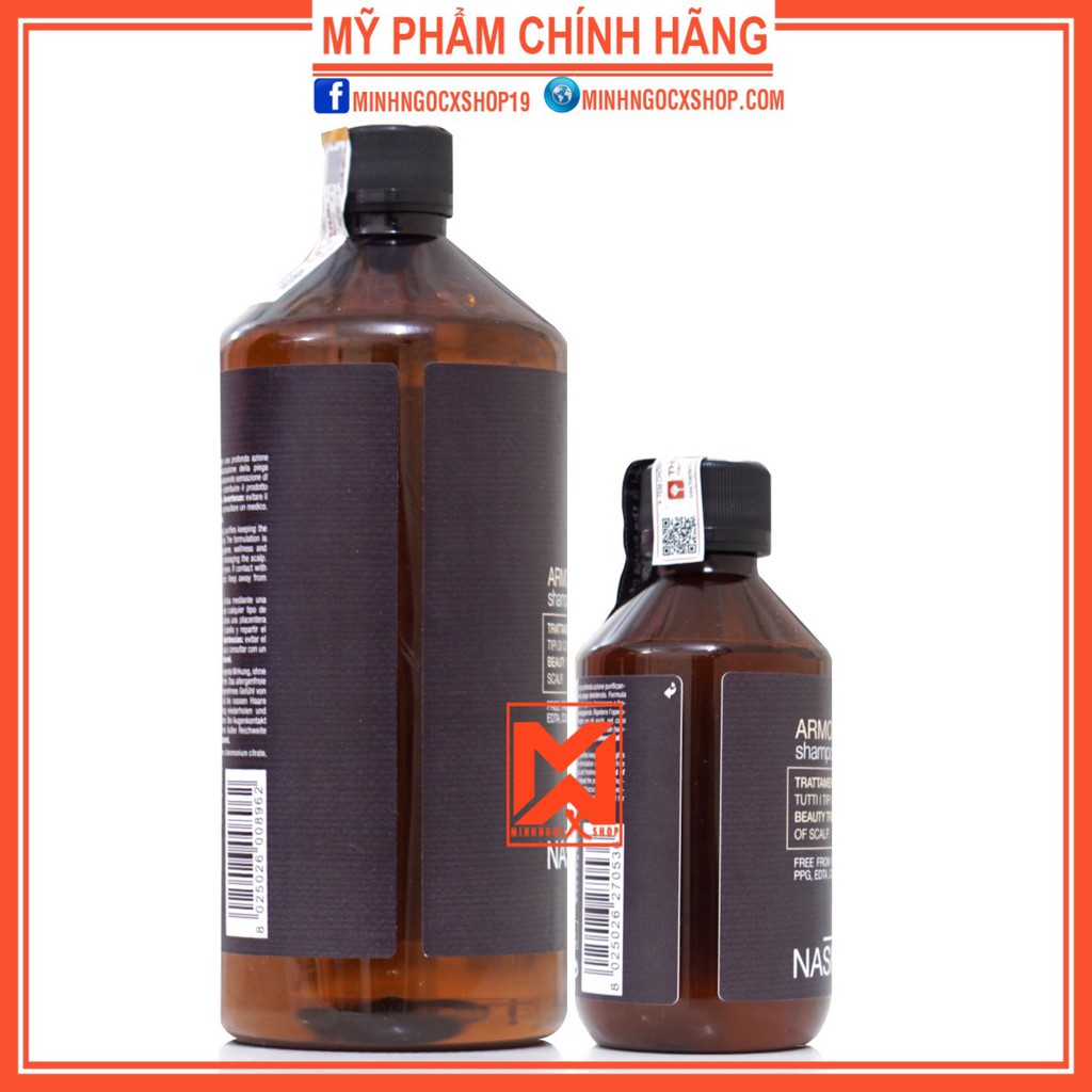 Dầu gội cho tóc dầu,gàu và khô NASHI ARMONIA 250 - 1000ml chính hãng